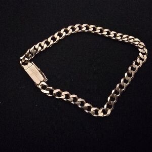 14k Gold Cuban Chain Bracelet